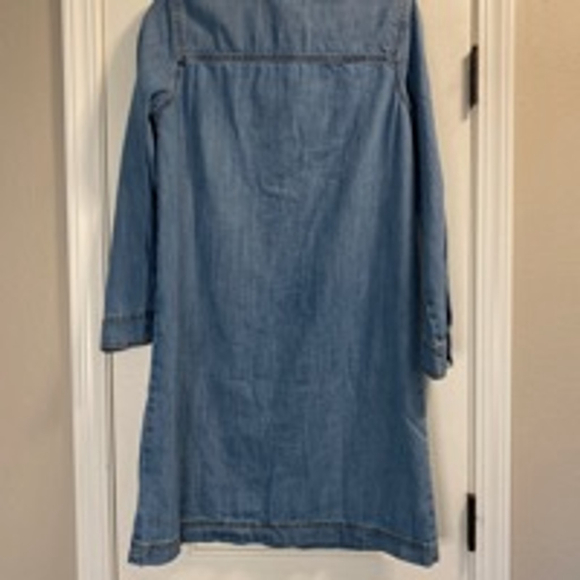 Women's Old Navy Denim Dress Size S Blue tall - Picture 2 of 5